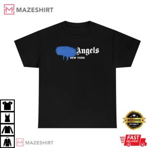 Palm Angels New York Sprayed T Shirt 4