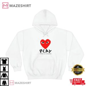 Play Comme Des Garcons Red Heart tshirt3 mazeshirt