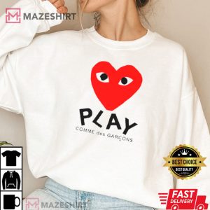 Play Comme Des Garcons Red Heart tshirt4 mazeshirt