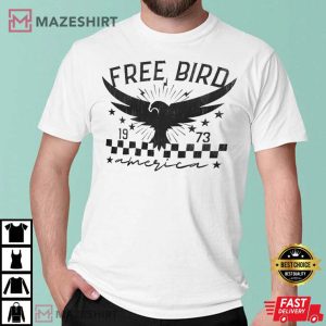 Free Bird 1973 America Free Eagle Bird T Shirt 4