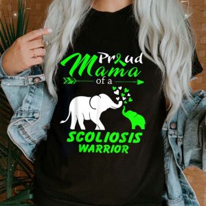 Proud Mama Of A Scoliosis Warrior T Shirt 3