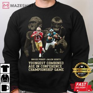 Kansas City Chiefs Super Bowl Brock Purdy And Jalen Hurts T Shirt 3