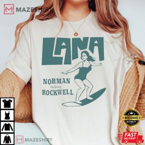 Lana Del Rey Norman Rockwell T Shirt 2