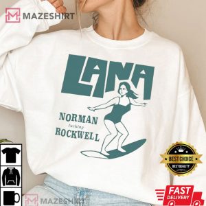 Lana Del Rey Norman Rockwell T Shirt 3