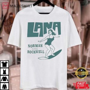 Lana Del Rey Norman Rockwell T Shirt 4