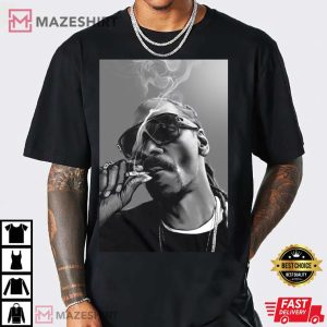 Snoop Dogg Rapper Hip Hop Concert Black T Shirt 1
