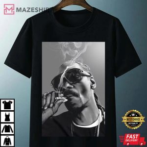 Snoop Dogg Rapper Hip Hop Concert Black T Shirt 4
