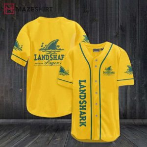 Christmas Gift, Lover Beer, Yellow Landshark Lager Baseball Jersey