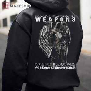 Christian Jesus God Gave His Archangels Weapons T Shirt 3