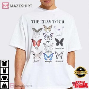 Taylors The Eras Tour 2023 Version Butterfly T Shirt 3