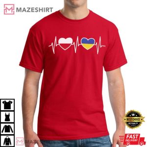 Poland Friendship Support For Ukraine T Shirt 3