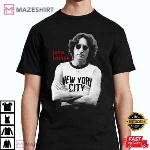 John Lennon New York City Vintage T Shirt 3
