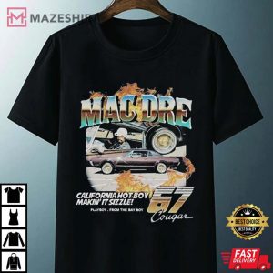 Mac Dre California Hot Boy Makin It Sizzle 67 Cougar Retro Vintage T Shirt 1