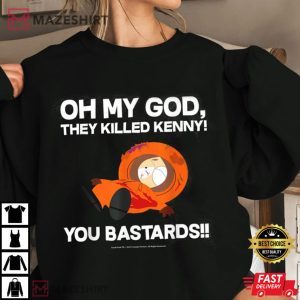Oh My God They Killed Kenny You Bastards South Park T Shirt 3