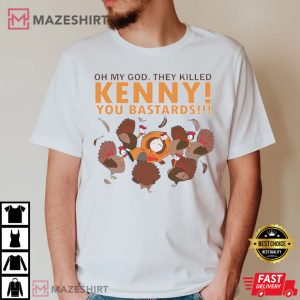 Oh My God They Killed Kenny You Bastards South Park Funny Chickens T Shirt 1