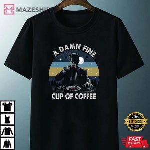 Dale Cooper A Damn Fine Cup Of Coffee T Shirt 1