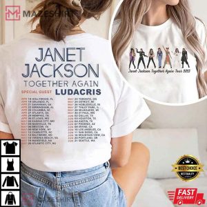 Janet Jackson Together Again Tour 2023 T Shirt 2