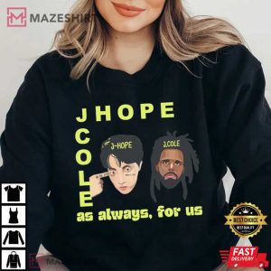 On The Street By J hope With J Cole On T Shirt 3