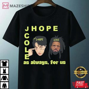 On The Street By J hope With J Cole On T Shirt 4