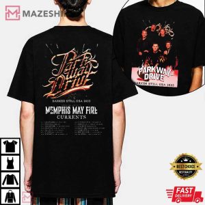 Parkway Drive Band Darker Still USA 2023 T Shirt 1