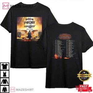 Rock Resurrection Tour Theory Of A Deadman Skillet T-Shirt
