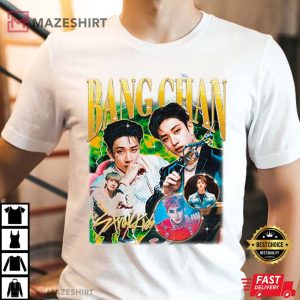 Stray Kids Bangchan Retro Bootleg Kpop Gift T Shirt 3