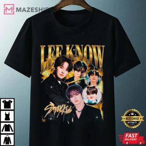 Stray Kids Lee Know Retro Bootleg T Shirt 2