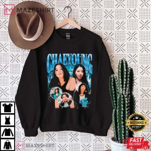 Twice Chaeyoung Retro Bootleg Kpop Merch T Shirt 1
