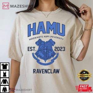 Hamu Hogwarts AM University Ravenclaw Est 2023 T Shirt 1