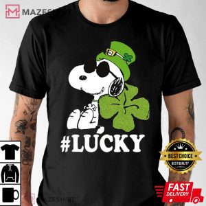 Peanuts Lucky St Patricks Day T Shirt 3