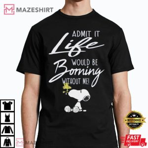 Peanuts Snoopy Fabric Gift For Fan T Shirt 1