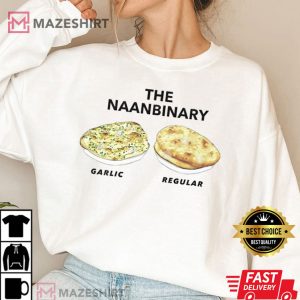 The Naanbinary Garlic Regular T Shirt 3