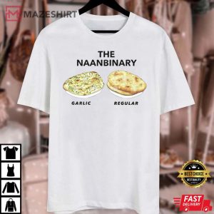 The Naanbinary Garlic Regular T Shirt 4