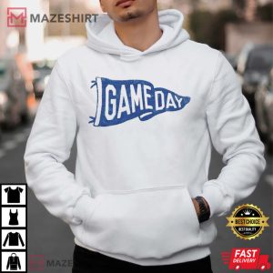 Game Day Pennant Gift T Shirt 3
