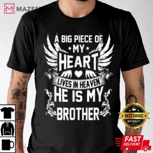 Brother My Angel In Memory Of Brother In Heaven T Shirt 1