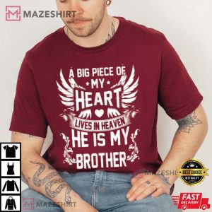 Brother My Angel In Memory Of Brother In Heaven T Shirt 3
