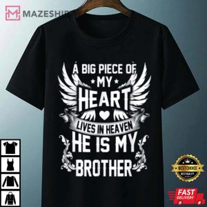 Brother My Angel In Memory Of Brother In Heaven T Shirt 4