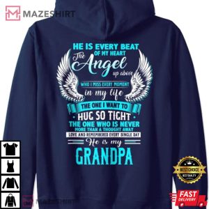 Love And Remembered Every Day My Grandpa In Heaven T Shirt 4