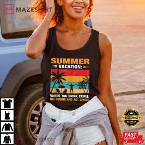 Vintage Surfer Retro Surfing Beach Summer T Shirt 3