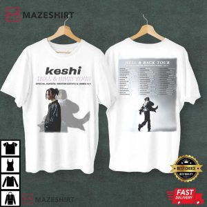 KESHI HELL / HEAVEN Tシャツ 2022 WJHYWDH Keshi The Hell Heaven Tour T-Shirt Merch Casual