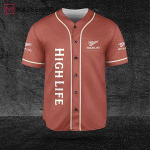 High Life Beer Lover Baseball Jersey 2