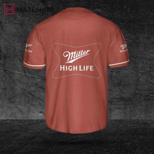High Life Beer Lover Baseball Jersey 3