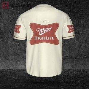 Miller High Life Gift For Him Baseball Jersey 3
