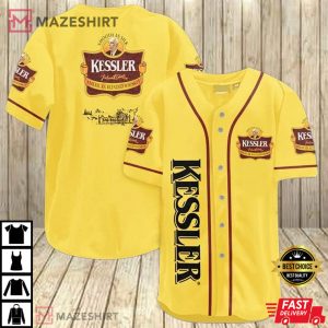 Yellow Kessler Whiskey Baseball Jersey