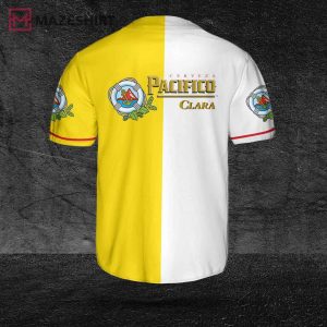 Pacifico Cerveza Beer Lover Baseball Jersey 3