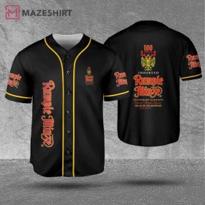 Rumple Minze Black Baseball Jersey