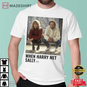 Vintage 80s Movie When Harry Met Sally T Shirt 2