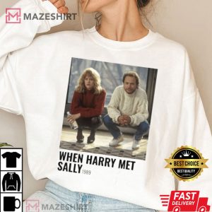 Vintage 80s Movie When Harry Met Sally T Shirt 3