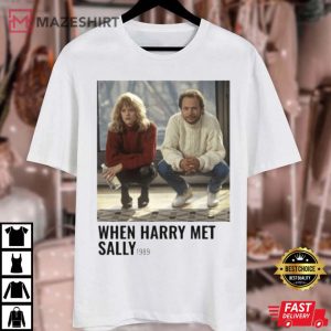 Vintage 80s Movie When Harry Met Sally T Shirt 4