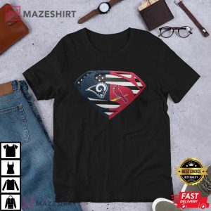 Los Angeles Rams St Louis Cardinals Superman T Shirt 2